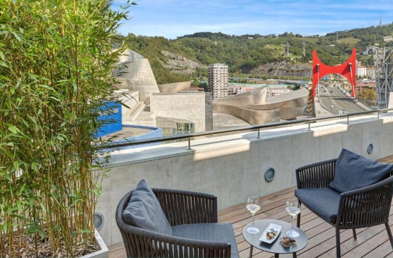 Gran Hotel Domine Bilbao terraza