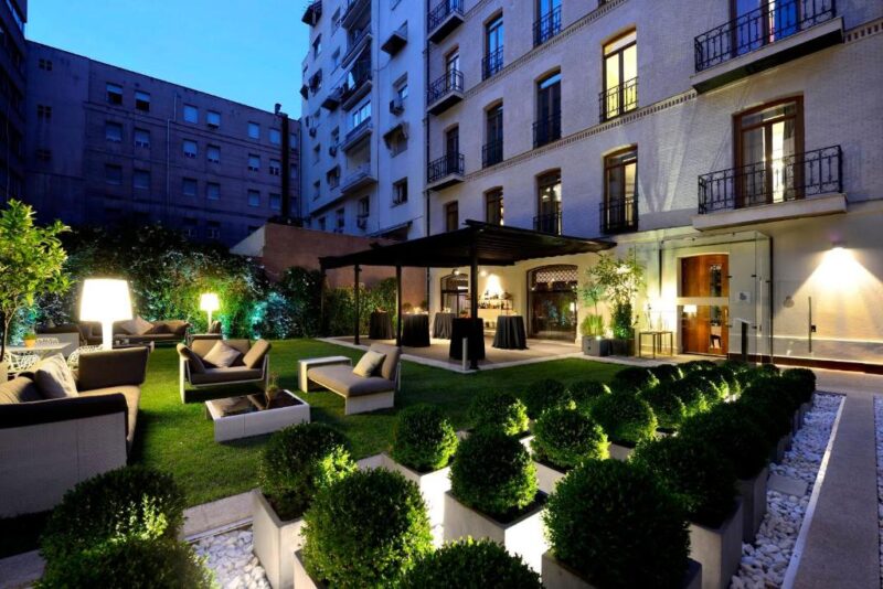 Hotel Único Madrid jardines