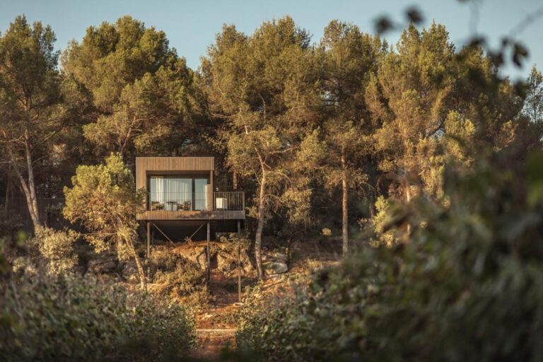 Cabañas en los árboles en Cataluña