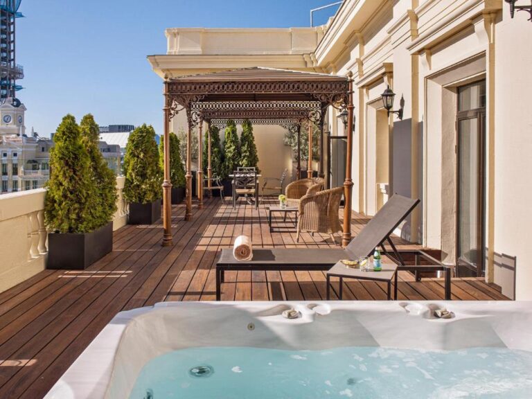 hoteles con piscina privada en madrid